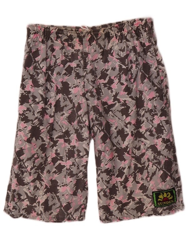 Sundek Mens Sport Shorts Médio Algodão Camuflado Multicolorido