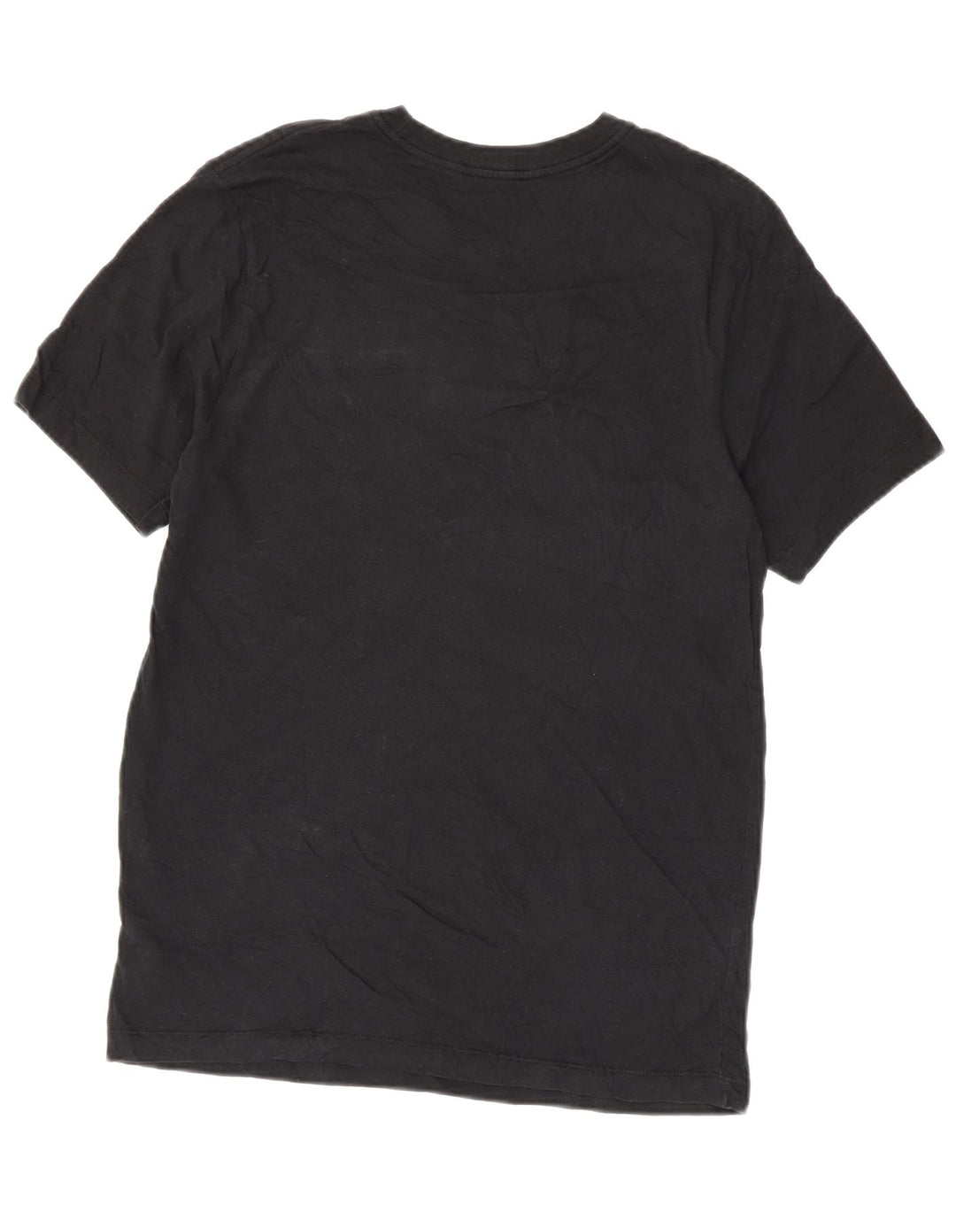 Camiseta gráfica masculina NIKE Top médio de algodão preto