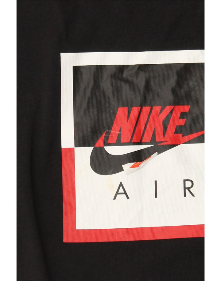 Camiseta Nike masculina gráfica Top 2XL algodão preto