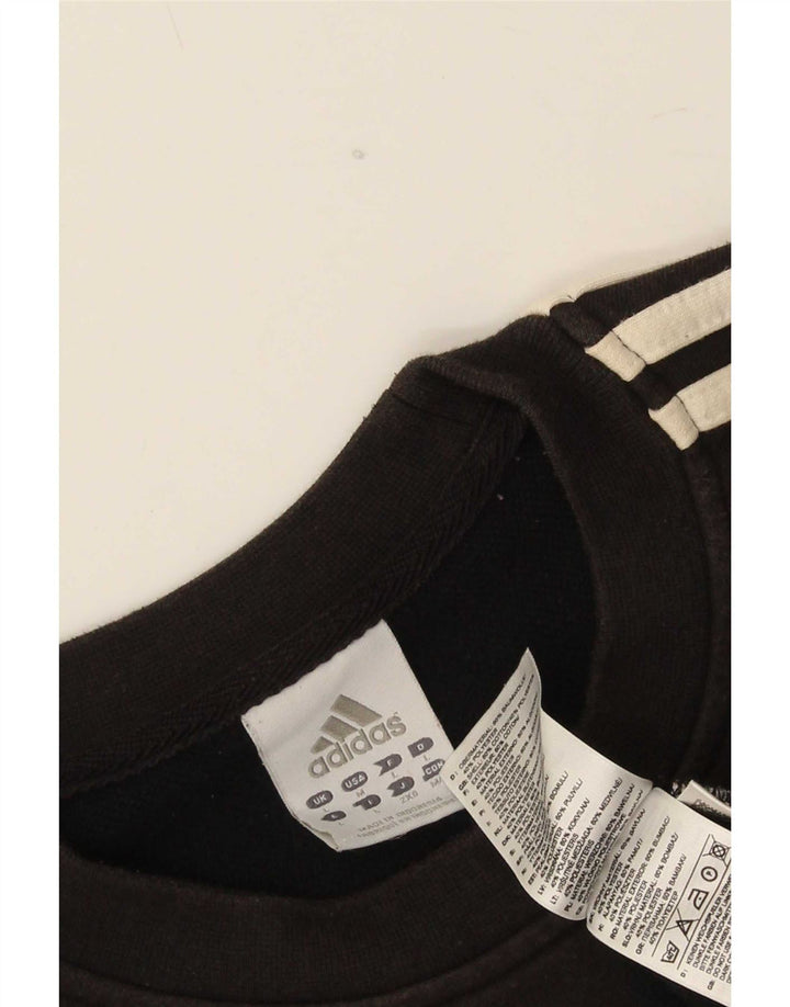 Adidas Mens Climalite Moletom Jumper Grande Algodão Preto