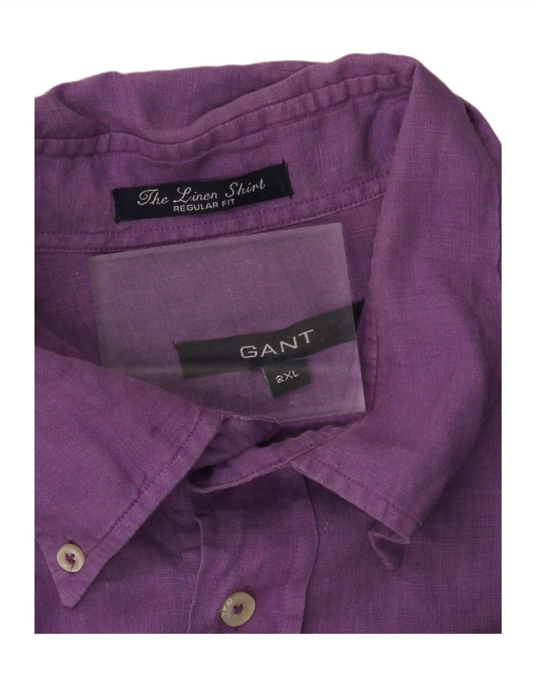 Camisa masculina GANT Regular Fit 2XL linho roxo
