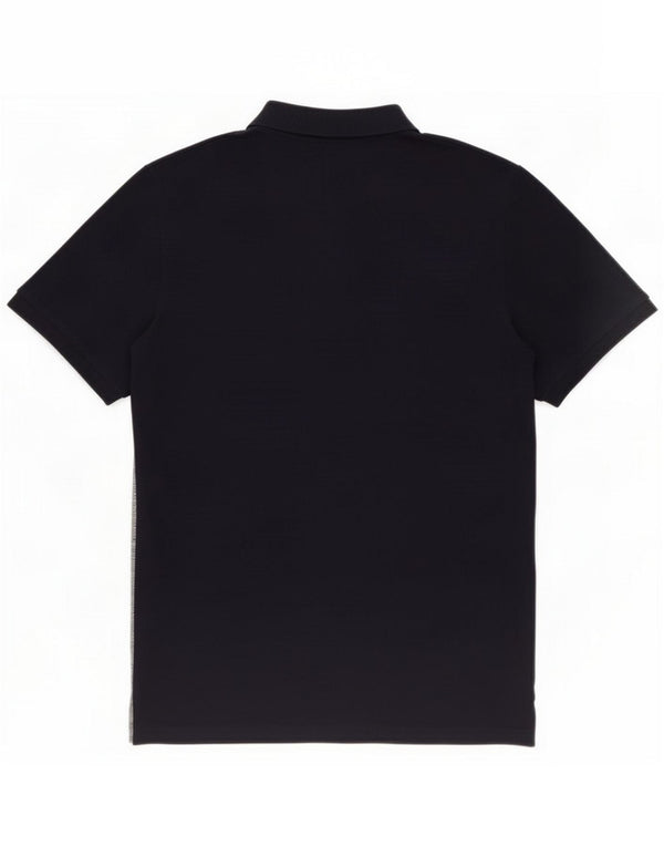 Camisa polo masculina Jack & Jones grande azul marinho colorblock algodão