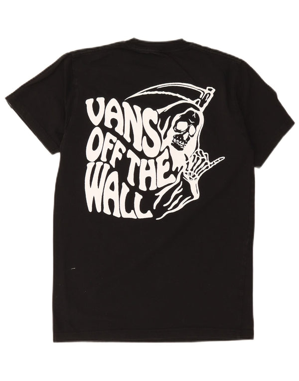 Camiseta Vans Masculina Classic Fit Graphic Top Pequeno Algodão Preto
