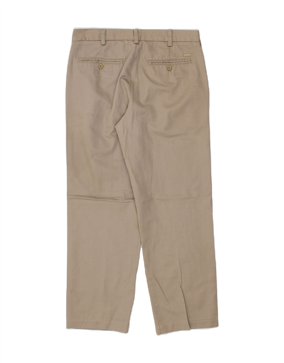 IZOD Mens Straight Chino Trousers W32 L30 Beige Cotton Vintage Izod and Second-Hand Izod from Messina Hembry 