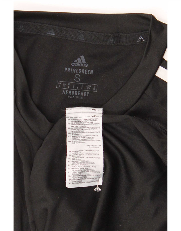 Adidas Mens Aeroready Camiseta Top Pequeno Poliéster Preto