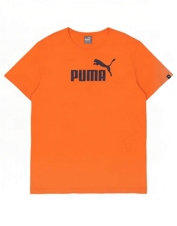Puma Camiseta Masculina Graphic Top XL Laranja Algodão
