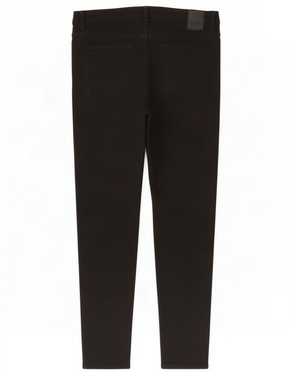 Zara Jeans Skinny Masculino EU 46 XL W36 L28 Algodão Preto