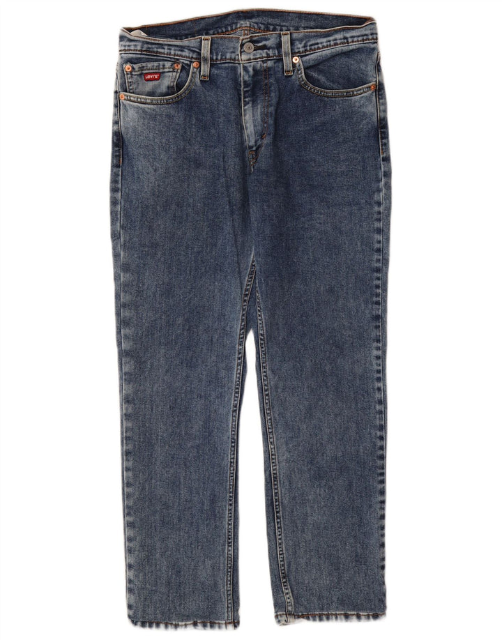 Levi's feminino 511 slim jeans w32 l28 algodão azul