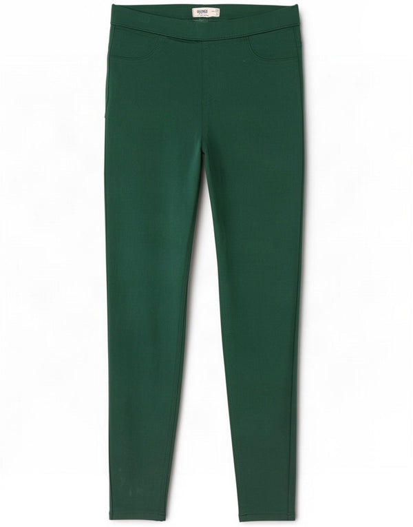 Calça jeans feminina Marks & Spencer UK 12 médio W30 L28 verde
