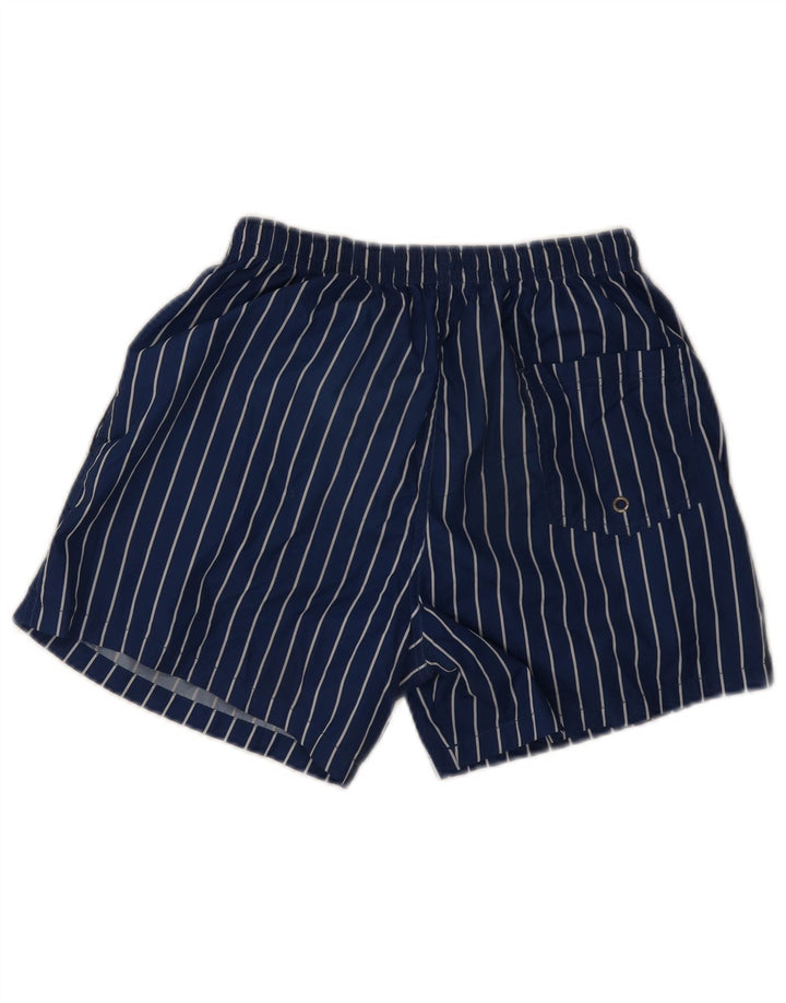 Zara Shorts de banho masculino XS listrado azul