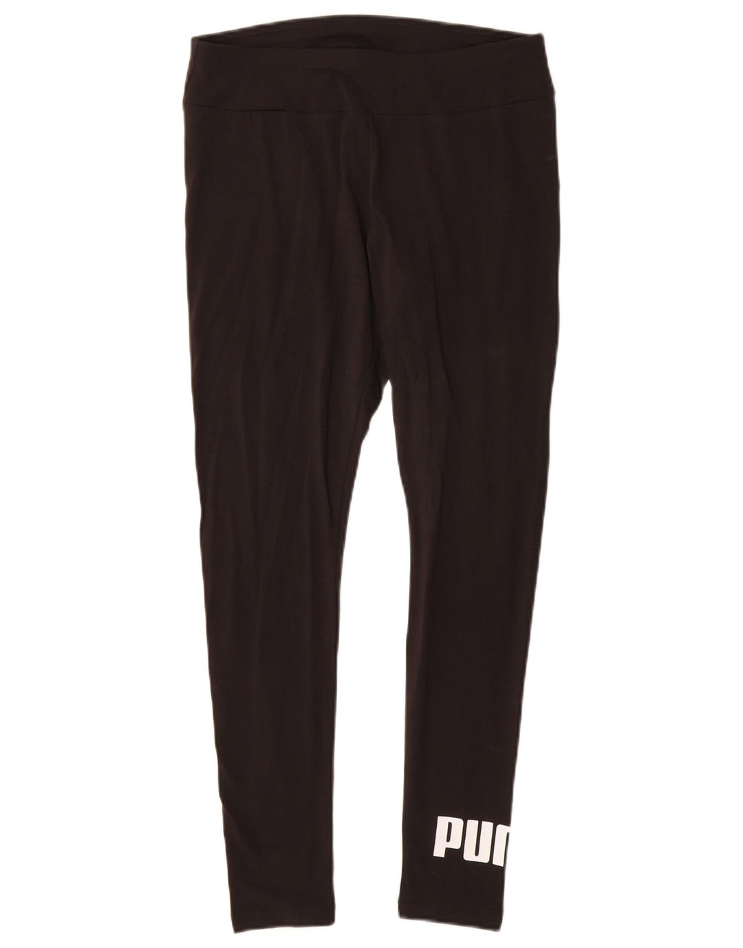 Leggings PUMA Feminino UK 12 Médio Algodão Preto