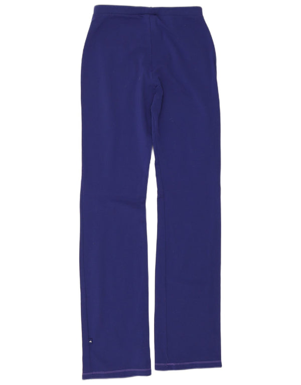 Adidas Womens Tracksuit Trousers UK 14 Medium Purple Polyamide