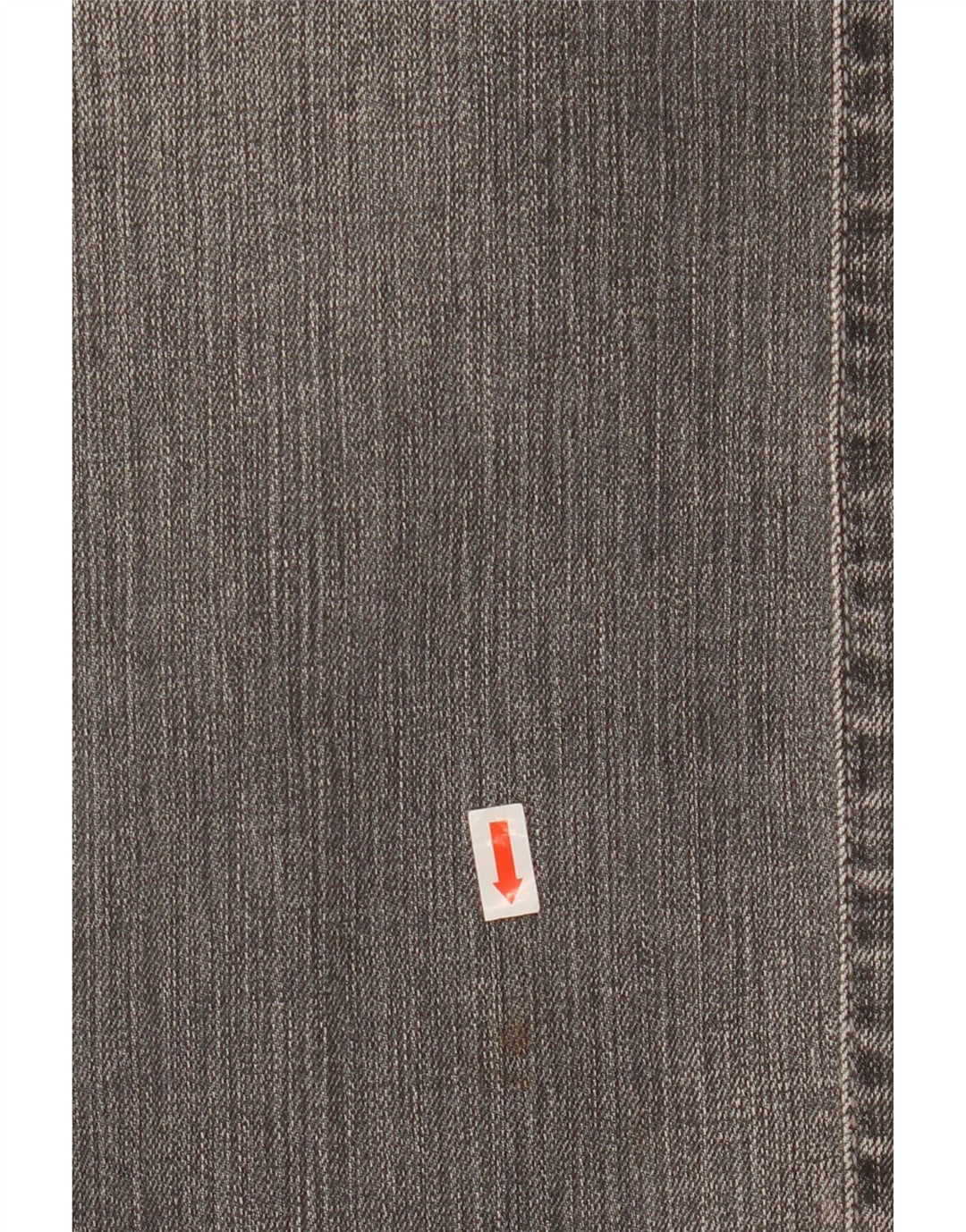 Jeans retos femininos Trussardi W29 L30 algodão cinza