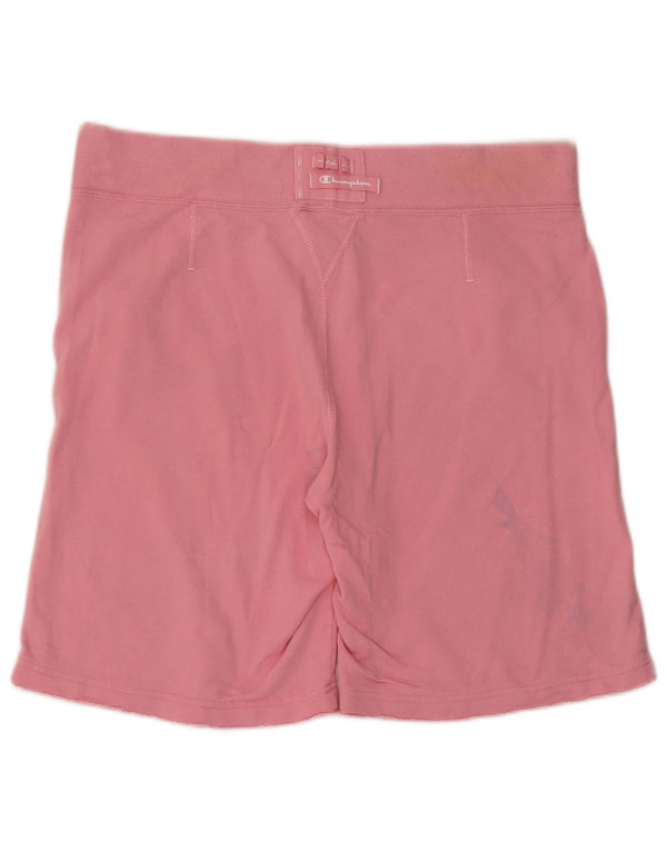 Shorts esportivo feminino Champion Heritage Fit UK 14 algodão rosa médio