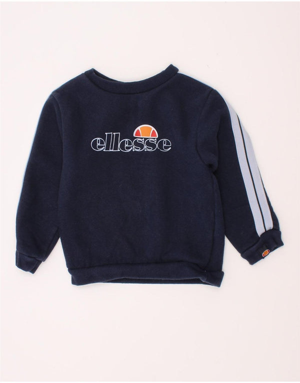 Suéter Ellesse bebê menino 18-24 meses azul marinho colorblock