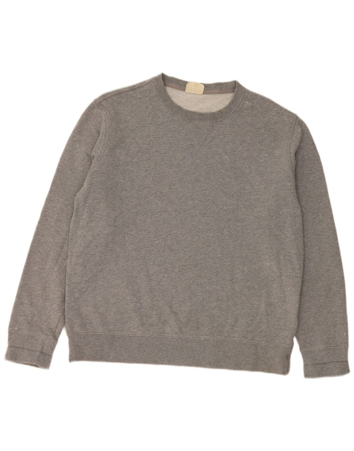 Suéter masculino Marks & Spencer grande algodão cinza