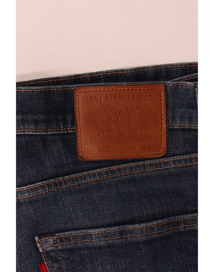 Levi's Masculino 512 Slim Tapered Jeans W34 L30 Azul