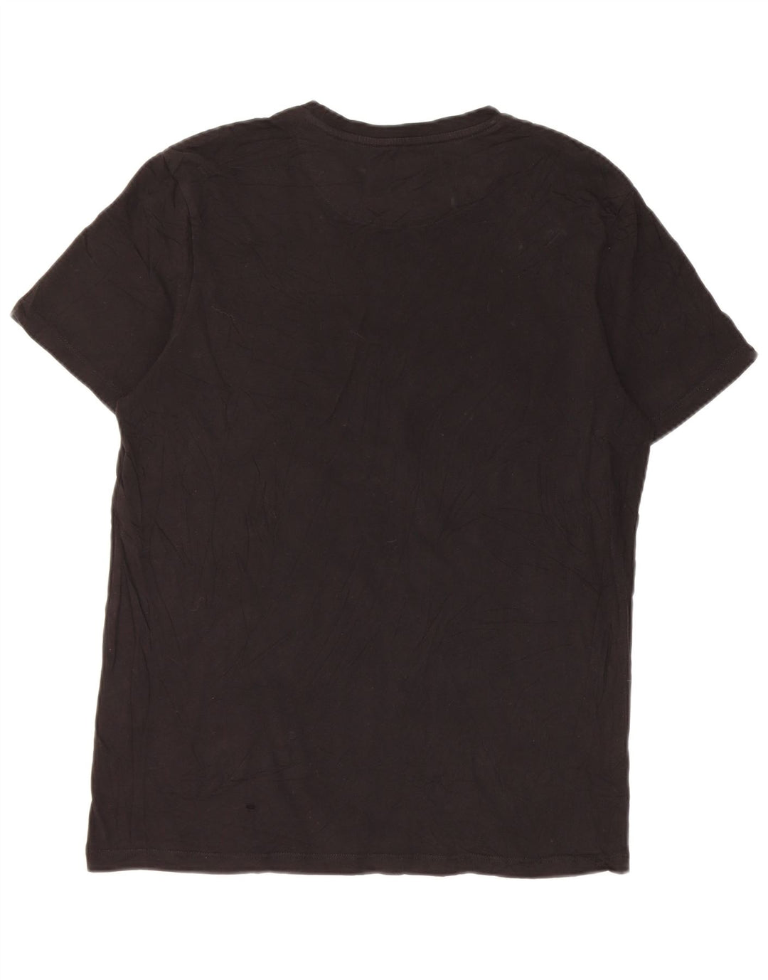 Camiseta masculina Lyle & Scott de algodão preto médio