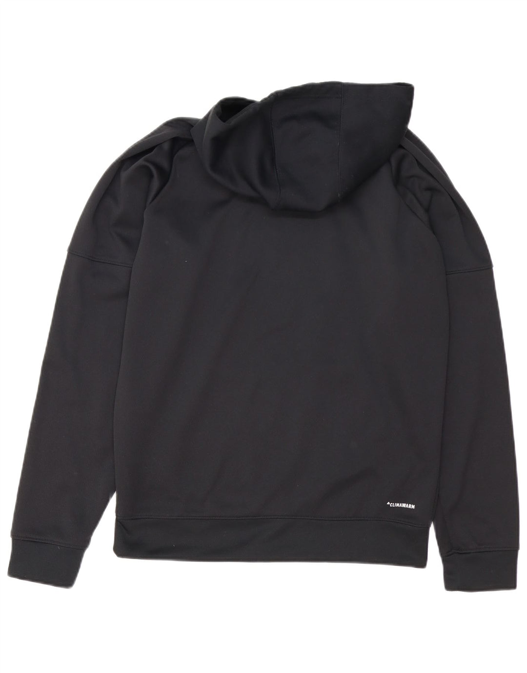 ADIDAS Mens Climawarm Graphic Hoodie Jumper Médio Preto Poliéster