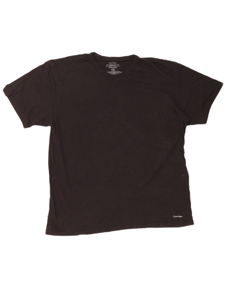 Camiseta masculina CALVIN KLEIN Top XL algodão preto