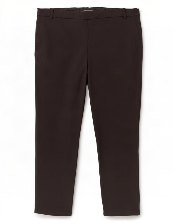Zara Calça Chino Feminina XL W32 L26 Preta