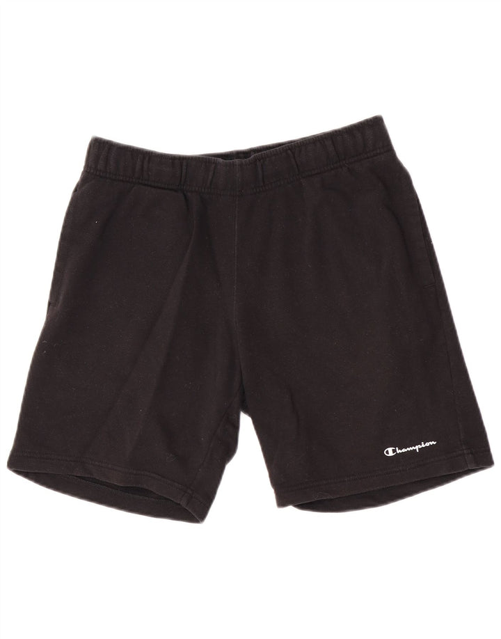 Shorts esportivos masculinos Champion médio preto