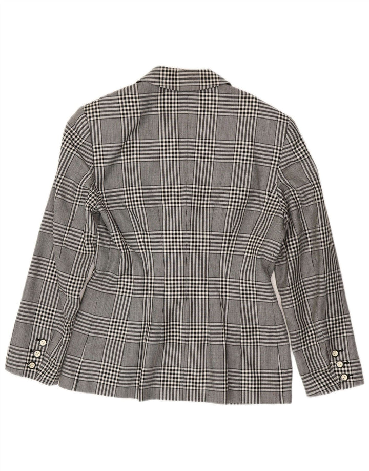 Jaqueta blazer feminina Mondi com peito duplo UE 38 cinza médio houndstooth