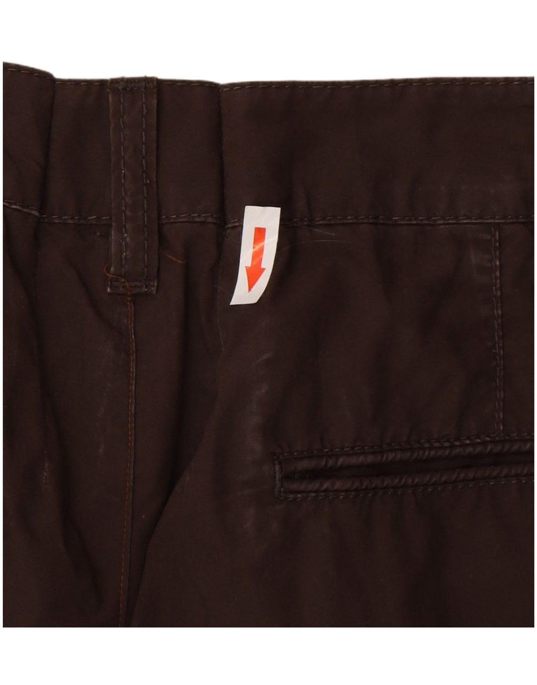 Calvin Klein Mens Chino Shorts W36 Grande Algodão Marrom