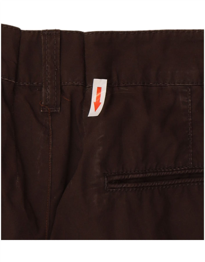 Calvin Klein Mens Chino Shorts W36 Grande Algodão Marrom