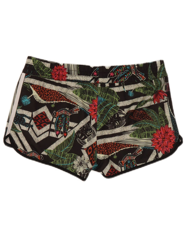 Adidas Womens Passaredo Sport Shorts UK 14 Médio Multicolorido Floral