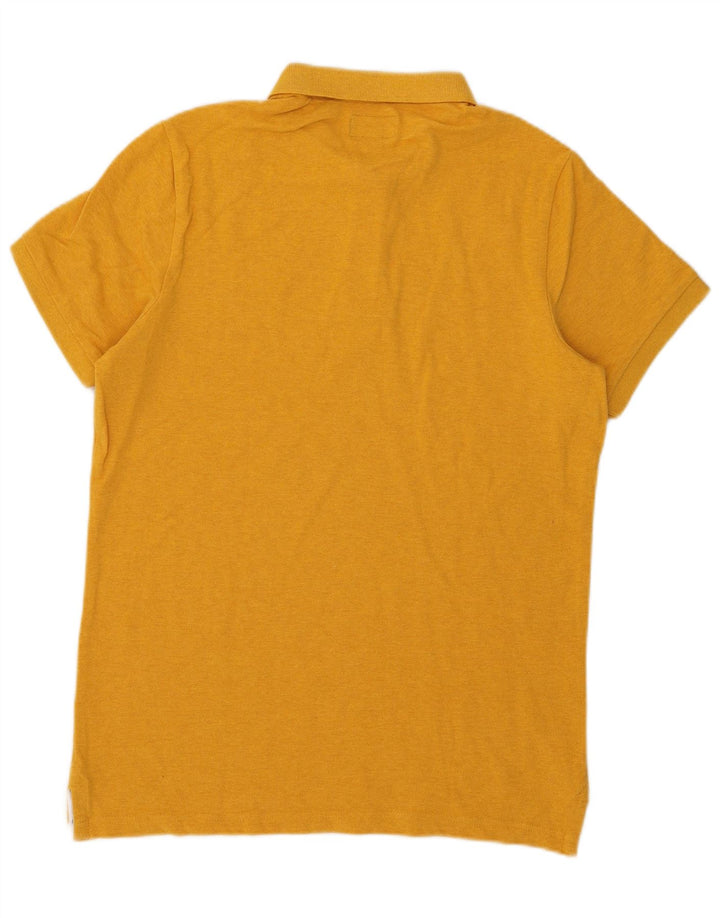 Camisa polo masculina Superdry grande amarelo