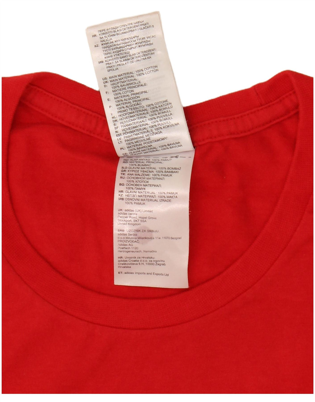 Camiseta Adidas Masculina Graphic Top Médio Vermelho