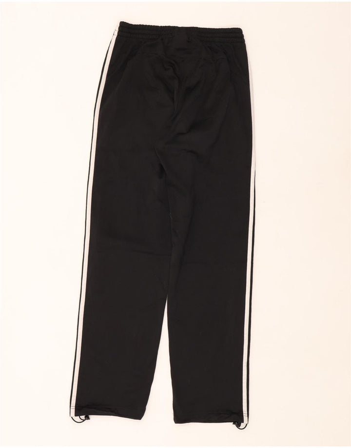 Calças de treino masculinas Adidas UK 36/38 poliéster preto pequeno