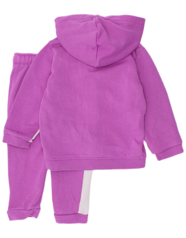 Fato de treino completo Puma Baby Girls Graphic 9-12 meses roxo colorblock