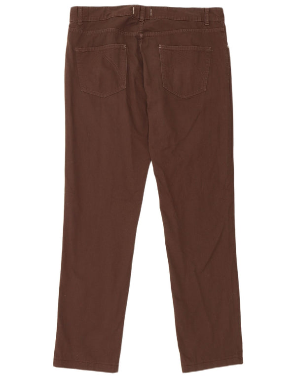 Calça casual reta masculina Benetton W36 L32 marrom