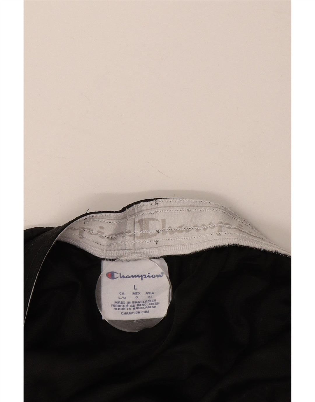 Shorts esportivos masculinos Champion grandes pretos