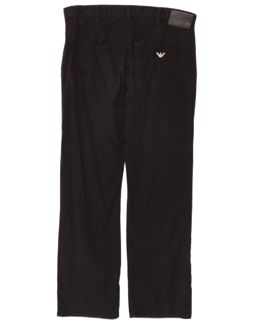 Calça casual reta masculina Armani W32 L28 preta