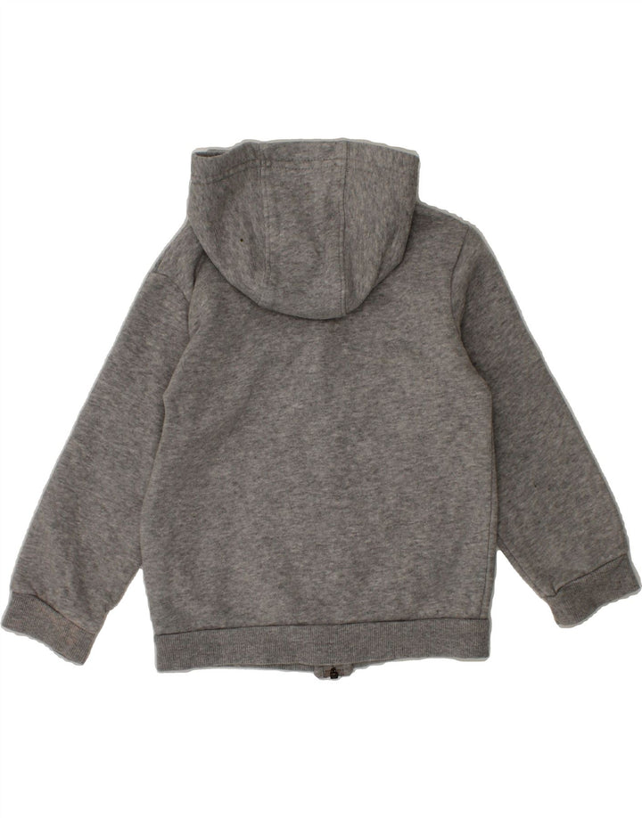 ADIDAS Baby Girls Graphic Zip Hoodie Sweater 18-24 Months Grey Cotton Vintage Adidas and Second-Hand Adidas from Messina Hembry 