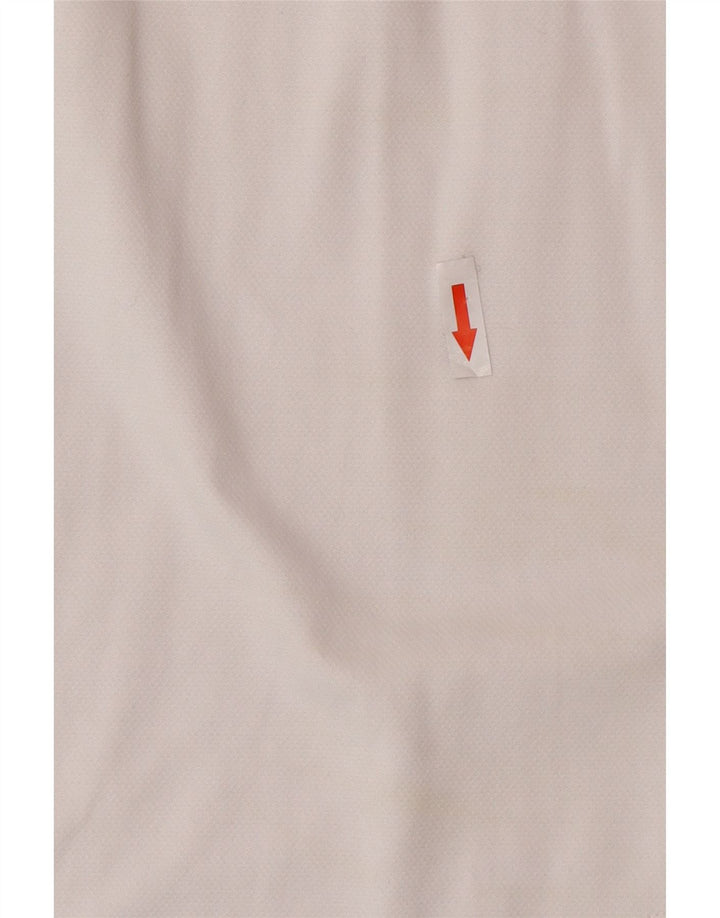 Camisa masculina Hugo Boss Regular Fit tamanho 41 16 grande algodão branco