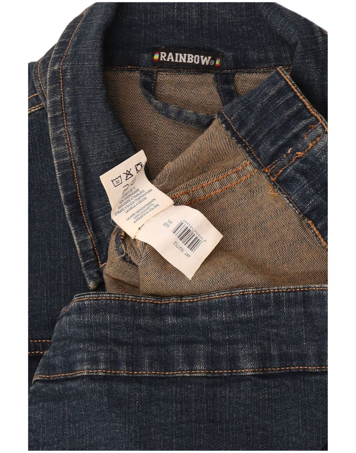 Jaqueta jeans Rainbow Girls Seattle 13-14 anos 2XL algodão azul