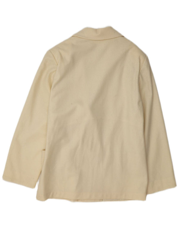 Jaqueta blazer feminina Gabriel com peito duplo IT 44 médio off white