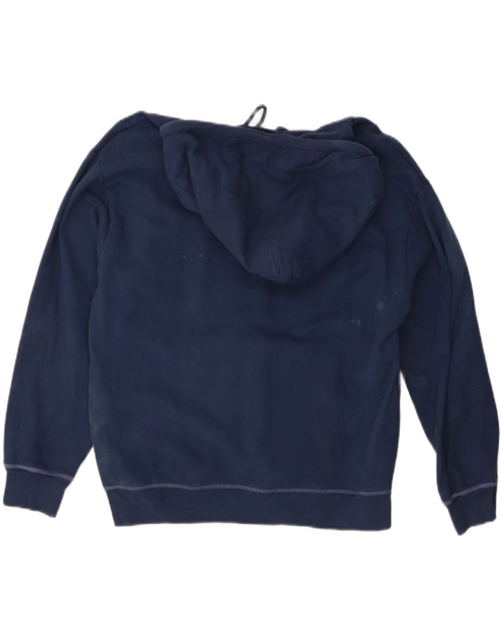 LEVI'S Womens Oversized Hoodie Jumper UK 14 Medium Blue Cotton Vintage Levi's and Second-Hand Levi's from Messina Hembry 