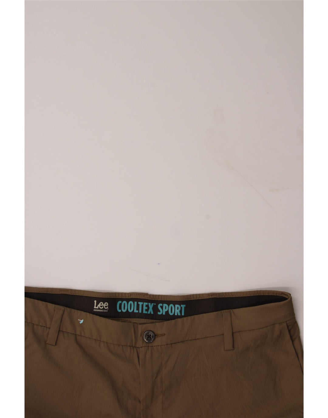LEE Mens Straight Chino Trousers W38 L29 Beige Polyester Vintage Lee and Second-Hand Lee from Messina Hembry 