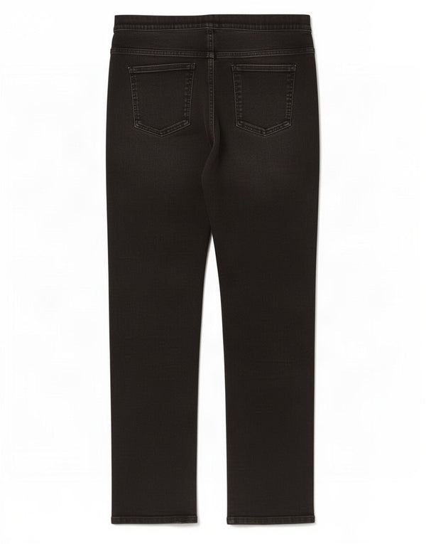 Calça jeans feminina Marks & Spencer UK 18 XL W36 L26 algodão preto