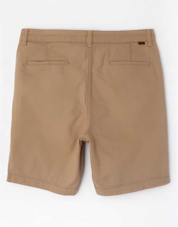 Lee Mens Chino Shorts W34 Grande Algodão Bege