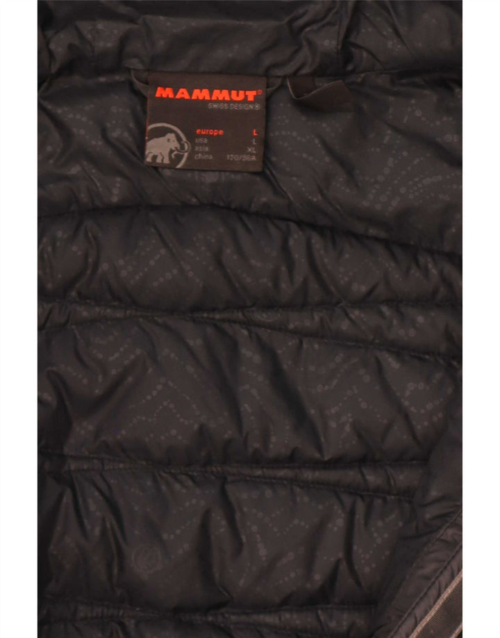 Jaqueta acolchoada com capuz feminina Mammut UK 16 grande preta