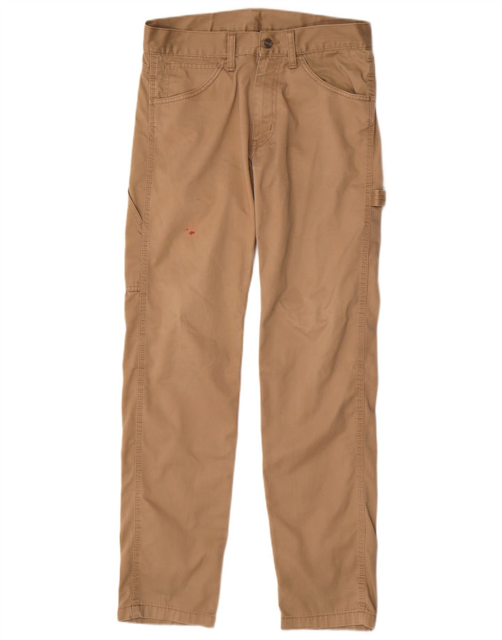 Calça cargo masculina CARHARTT reta W29 L32 poliéster cáqui