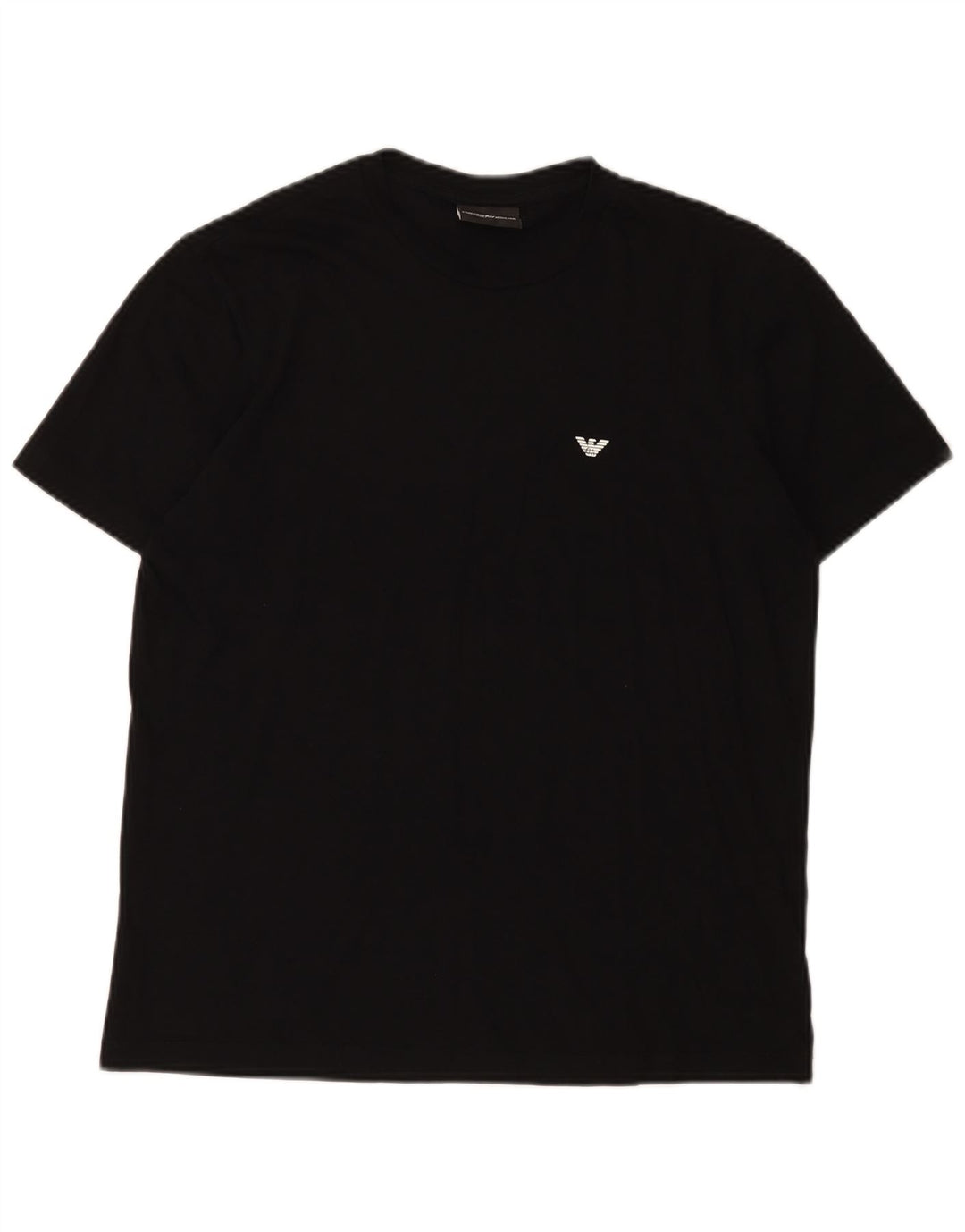 Camiseta masculina Emporio Armani Top médio algodão preto