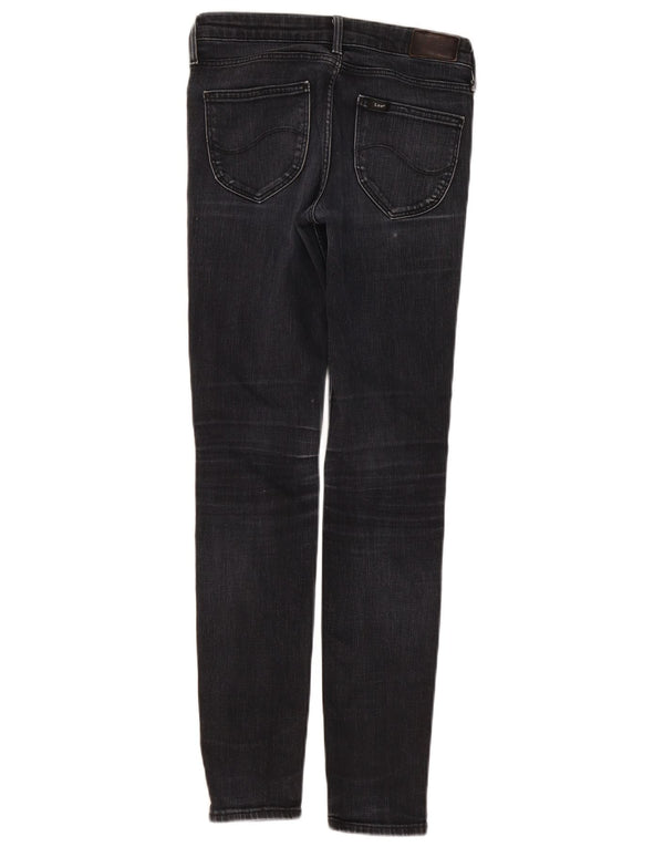 Lee Womens Scarlett Skinny Jeans W27 L30 Algodão Cinza