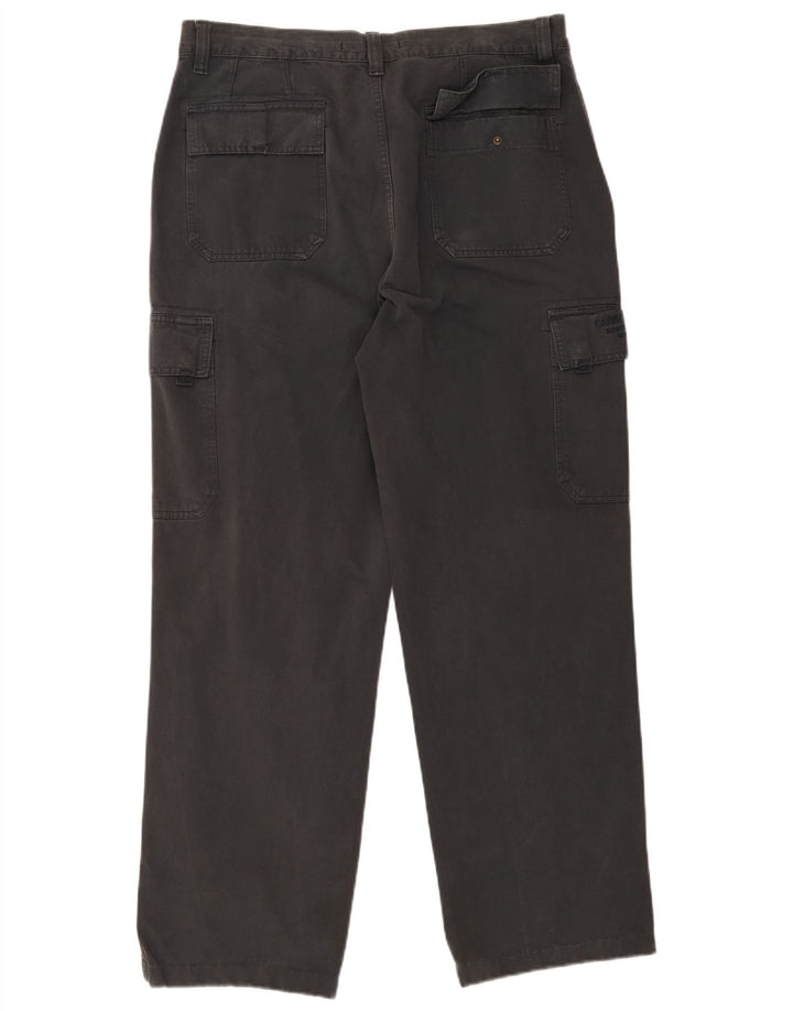 Calça Carrera Masculina Straight Cargo W38 L31 Algodão Cinza